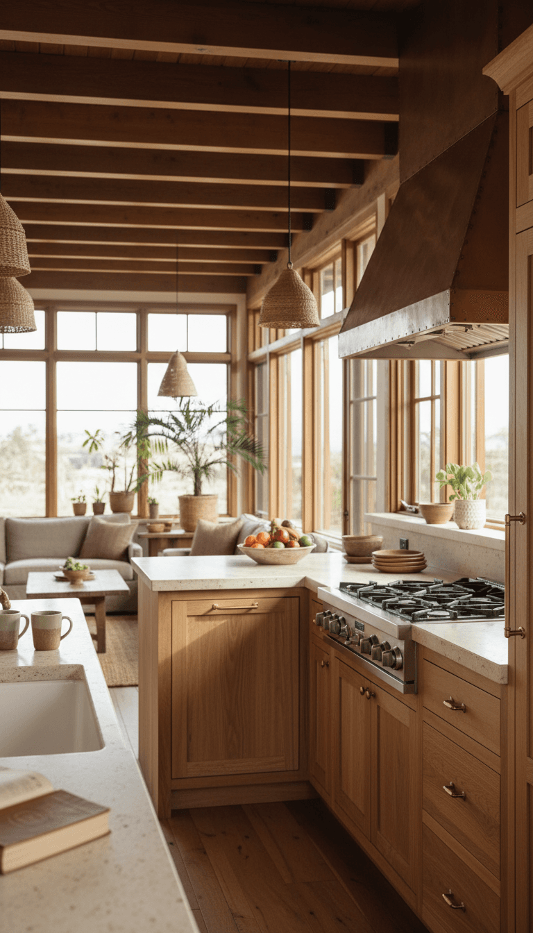 Finished custom kitchen renovation in Hawaii home