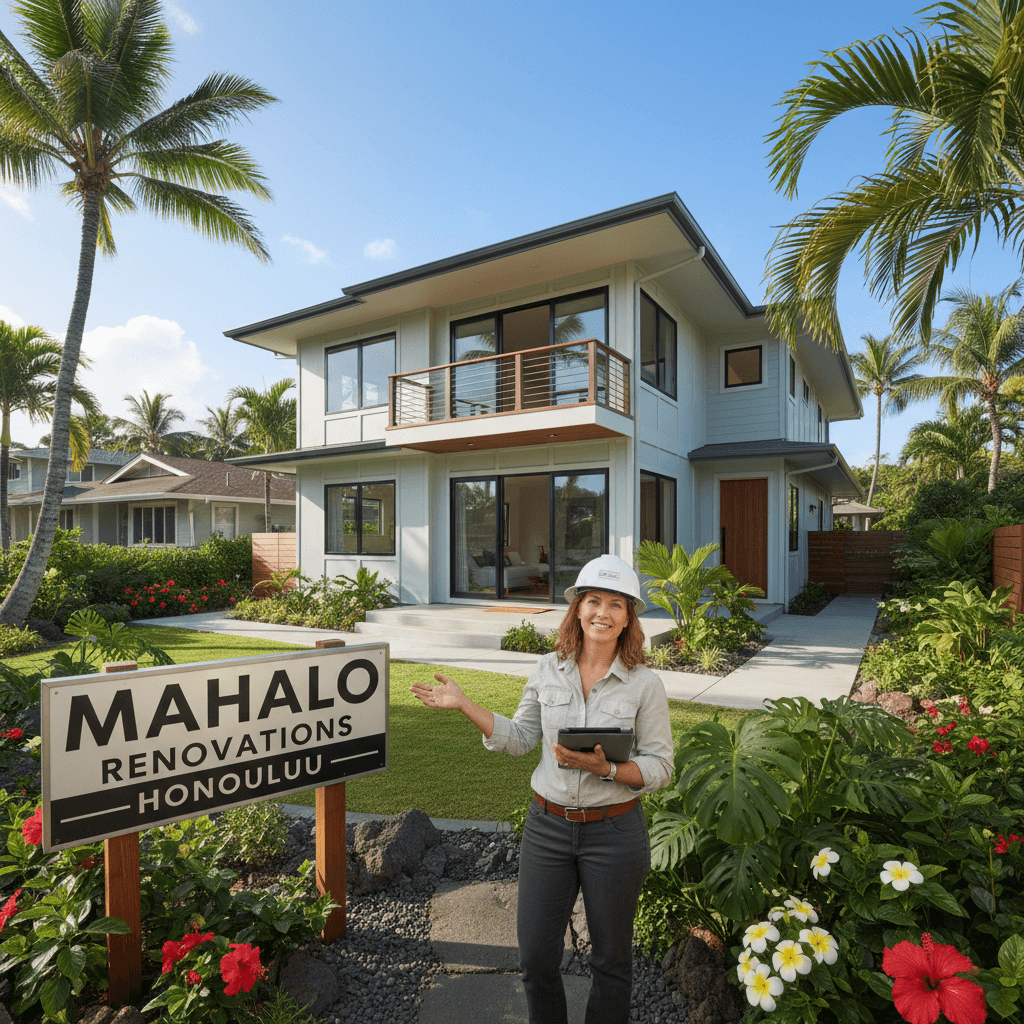 Completed Honolulu home project