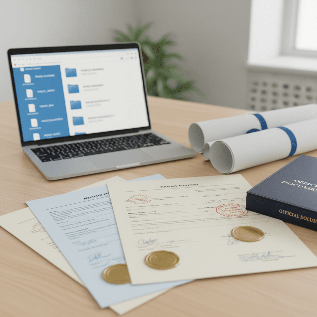 Building permits and compliance documentation